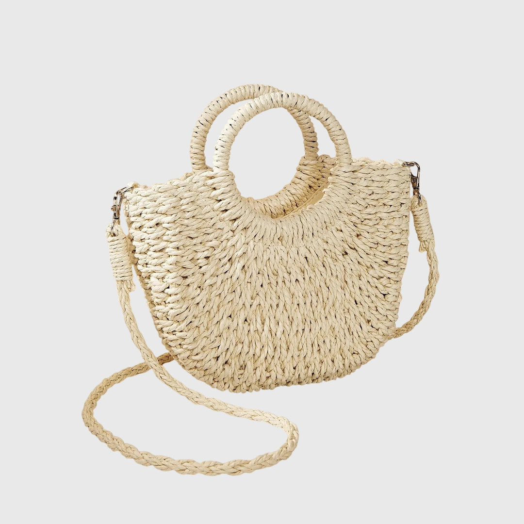 Clara | Women’s Summer Beach Hand Bag with Round Handles