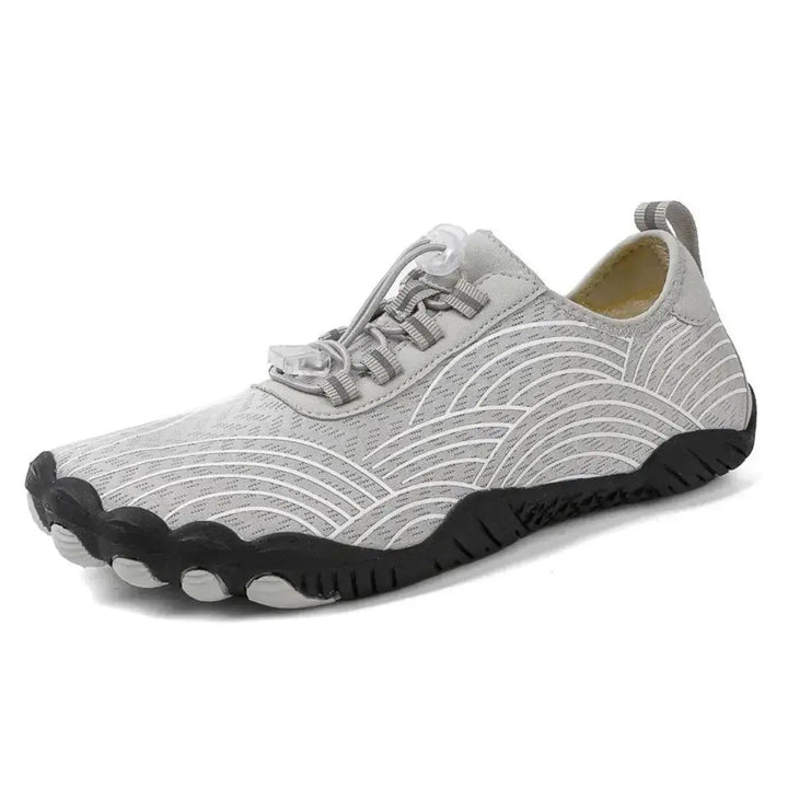 Everyday Wear Lace-Up Barefoot Shoes with Heel Pull Tab