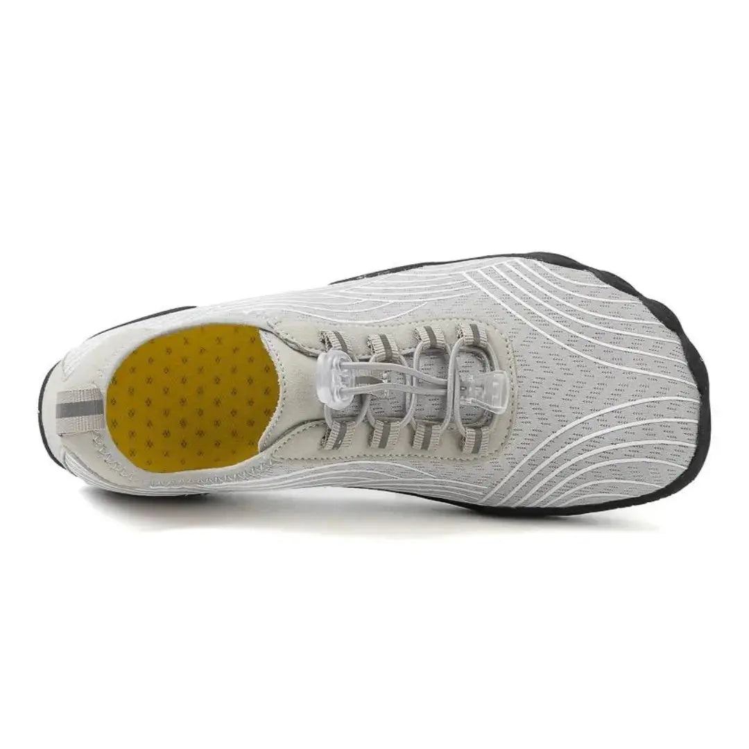 Everyday Wear Lace-Up Barefoot Shoes with Heel Pull Tab