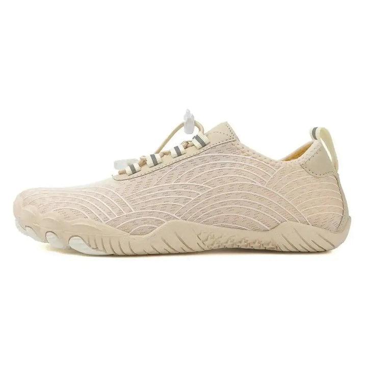 Everyday Wear Lace-Up Barefoot Shoes with Heel Pull Tab