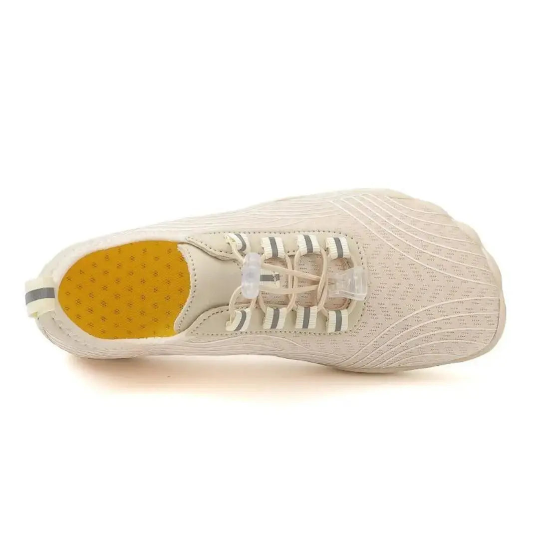 Everyday Wear Lace-Up Barefoot Shoes with Heel Pull Tab