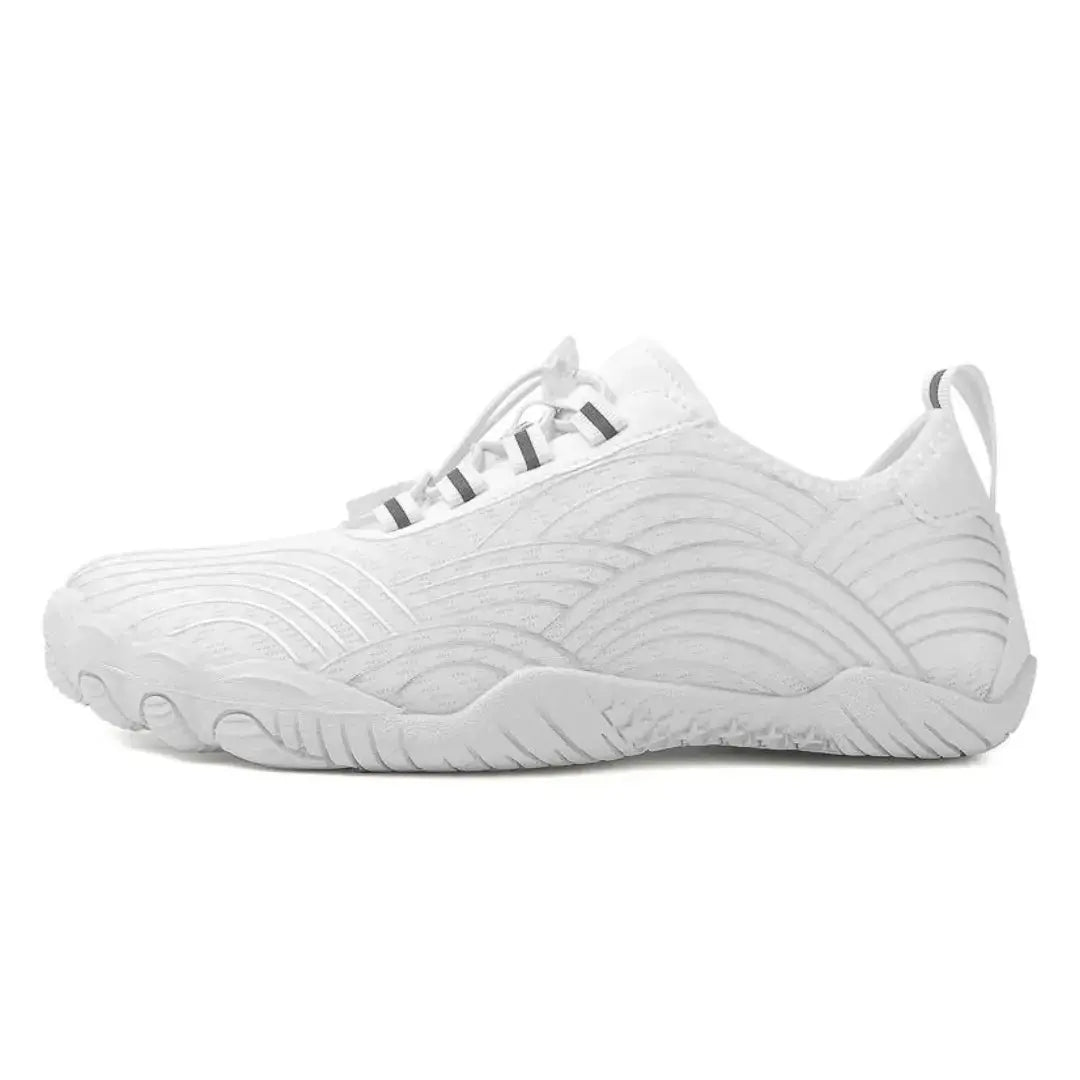 Everyday Wear Lace-Up Barefoot Shoes with Heel Pull Tab
