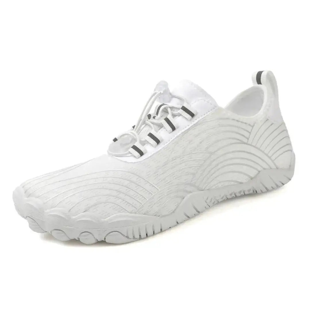 Everyday Wear Lace-Up Barefoot Shoes with Heel Pull Tab