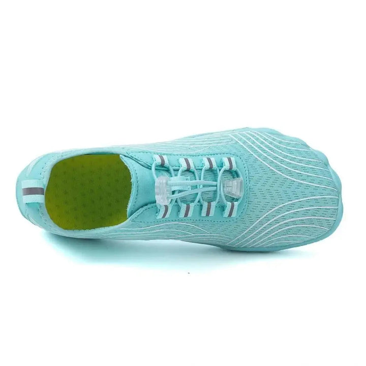 Everyday Wear Lace-Up Barefoot Shoes with Heel Pull Tab