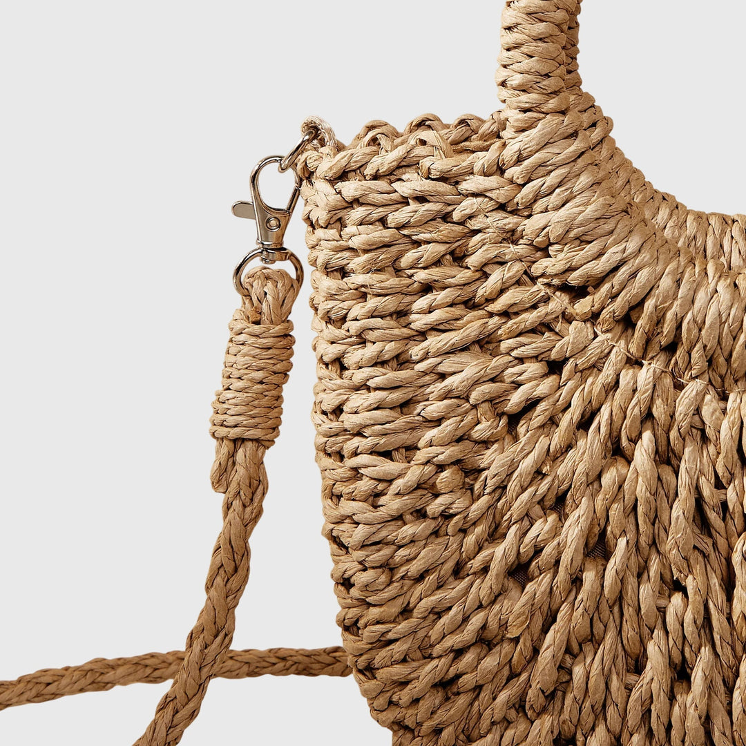 Clara | Women’s Summer Beach Hand Bag with Round Handles