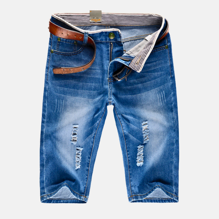 Alexander | Men’s Streetwear Denim Shorts with Distressed Rips