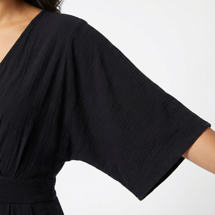 Rosie | Women’s Elegant Wide-Leg Jumpsuit with Half Sleeve
