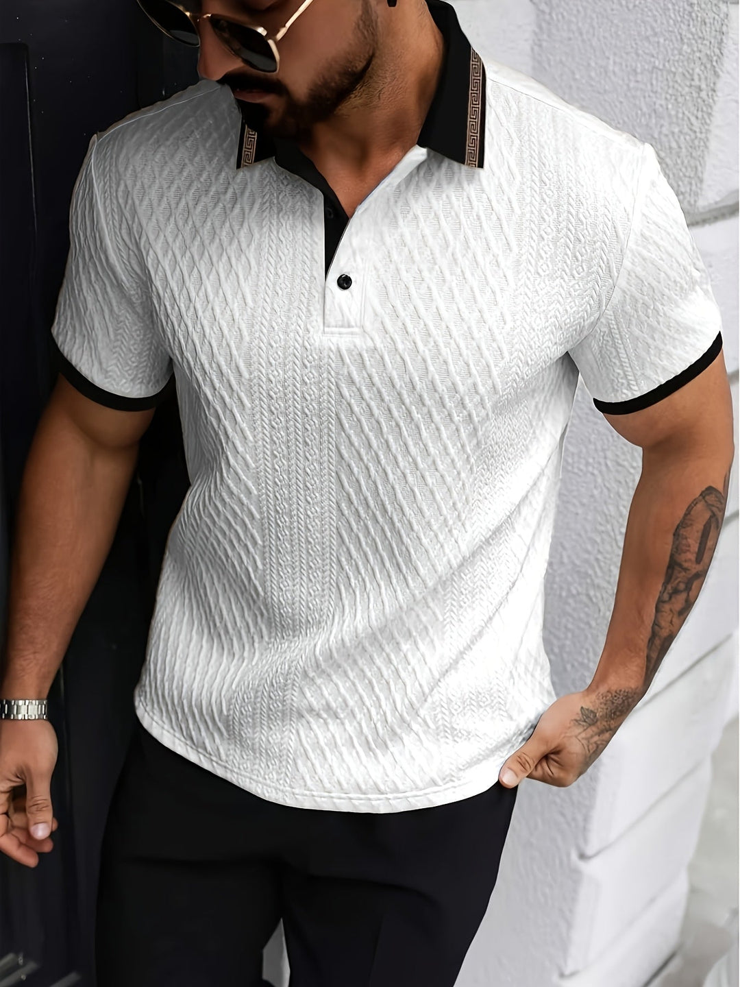 HARRINGTON OXFORD | COLORBLOCK POLO SHIRT FOR MEN