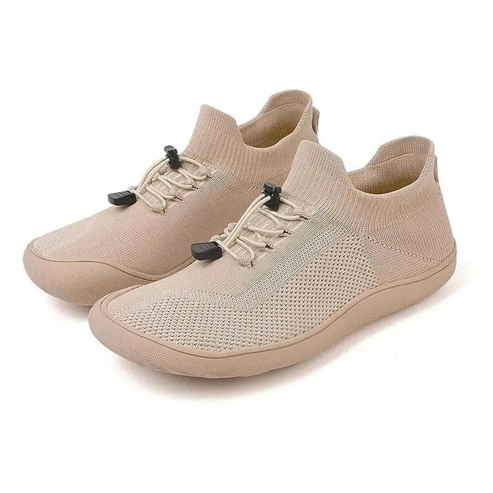Active Knit Upper Barefoot Shoes with Toggle Lace-Up
