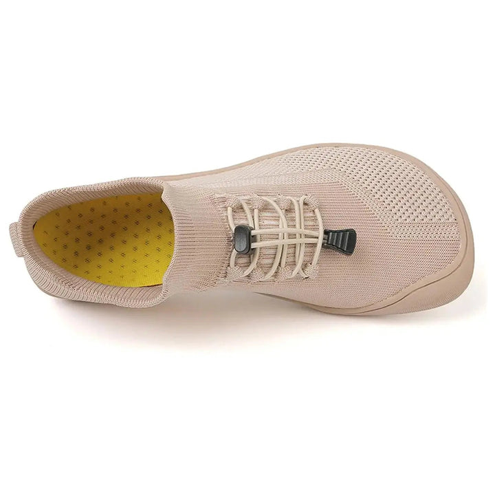 Active Knit Upper Barefoot Shoes with Toggle Lace-Up