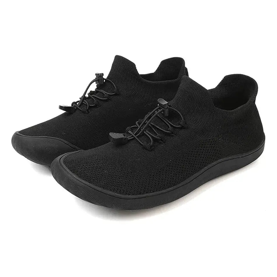 Active Knit Upper Barefoot Shoes with Toggle Lace-Up