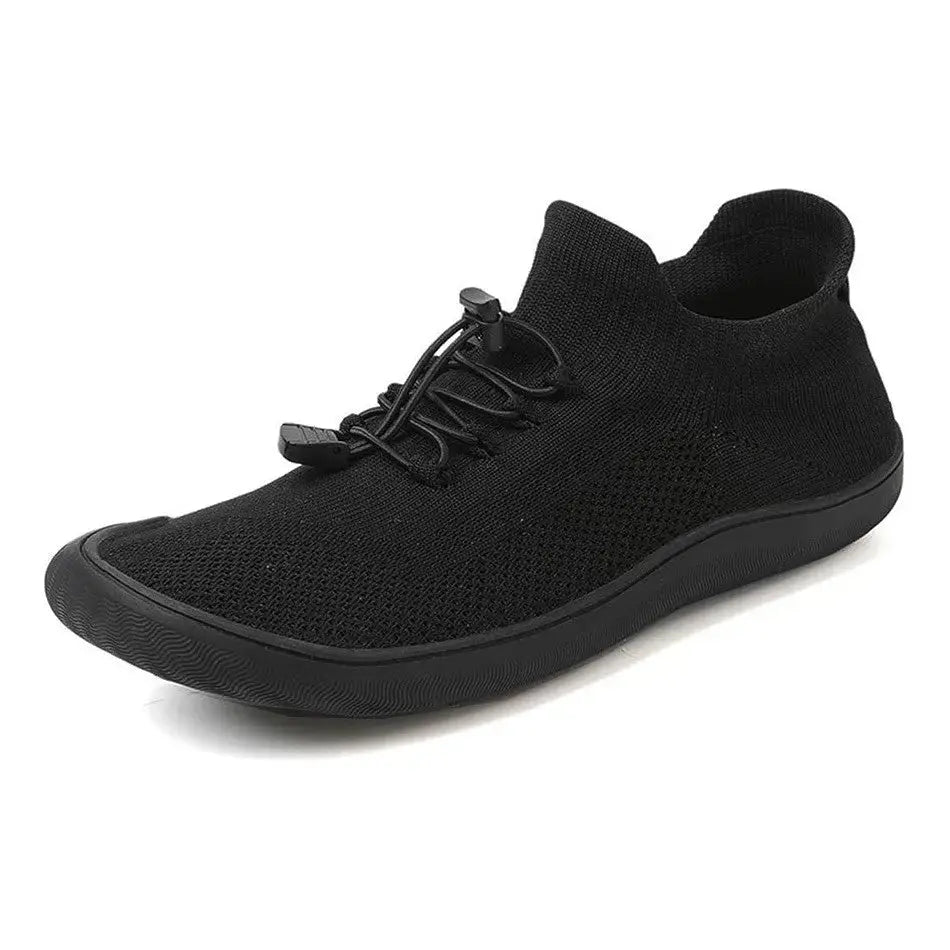 Active Knit Upper Barefoot Shoes with Toggle Lace-Up