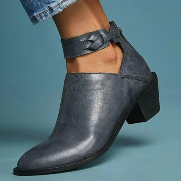 Isabella | Women’s Trendy Ankle Boots with Block Heel