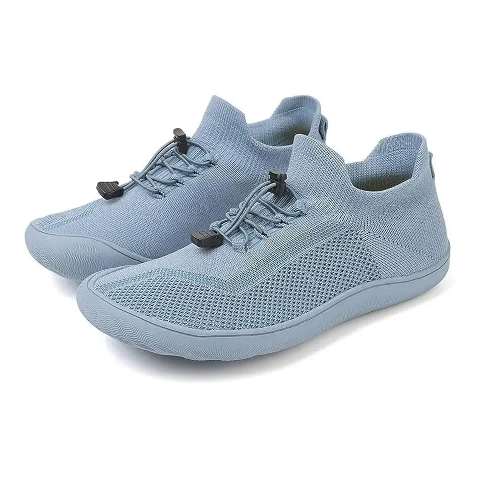 Active Knit Upper Barefoot Shoes with Toggle Lace-Up