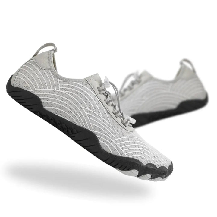 Everyday Wear Lace-Up Barefoot Shoes with Heel Pull Tab