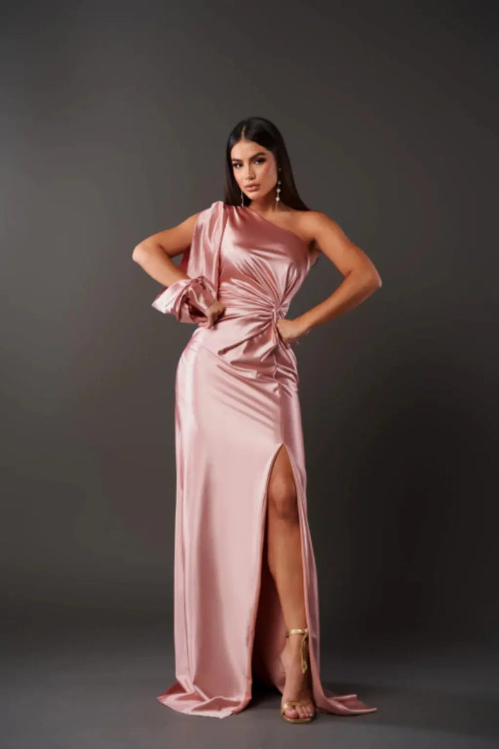 Elegant Formal Maxi Dress for Wedding Guests