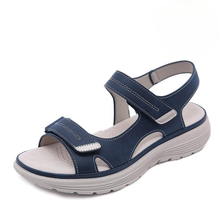 Women’s Black Sport Sandals – Adjustable Strap Comfort Walking Sandals for Summer Casual Vacation