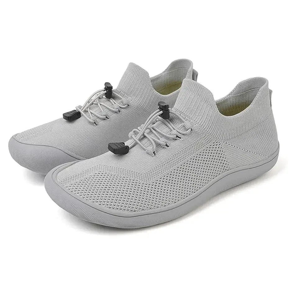 Active Knit Upper Barefoot Shoes with Toggle Lace-Up