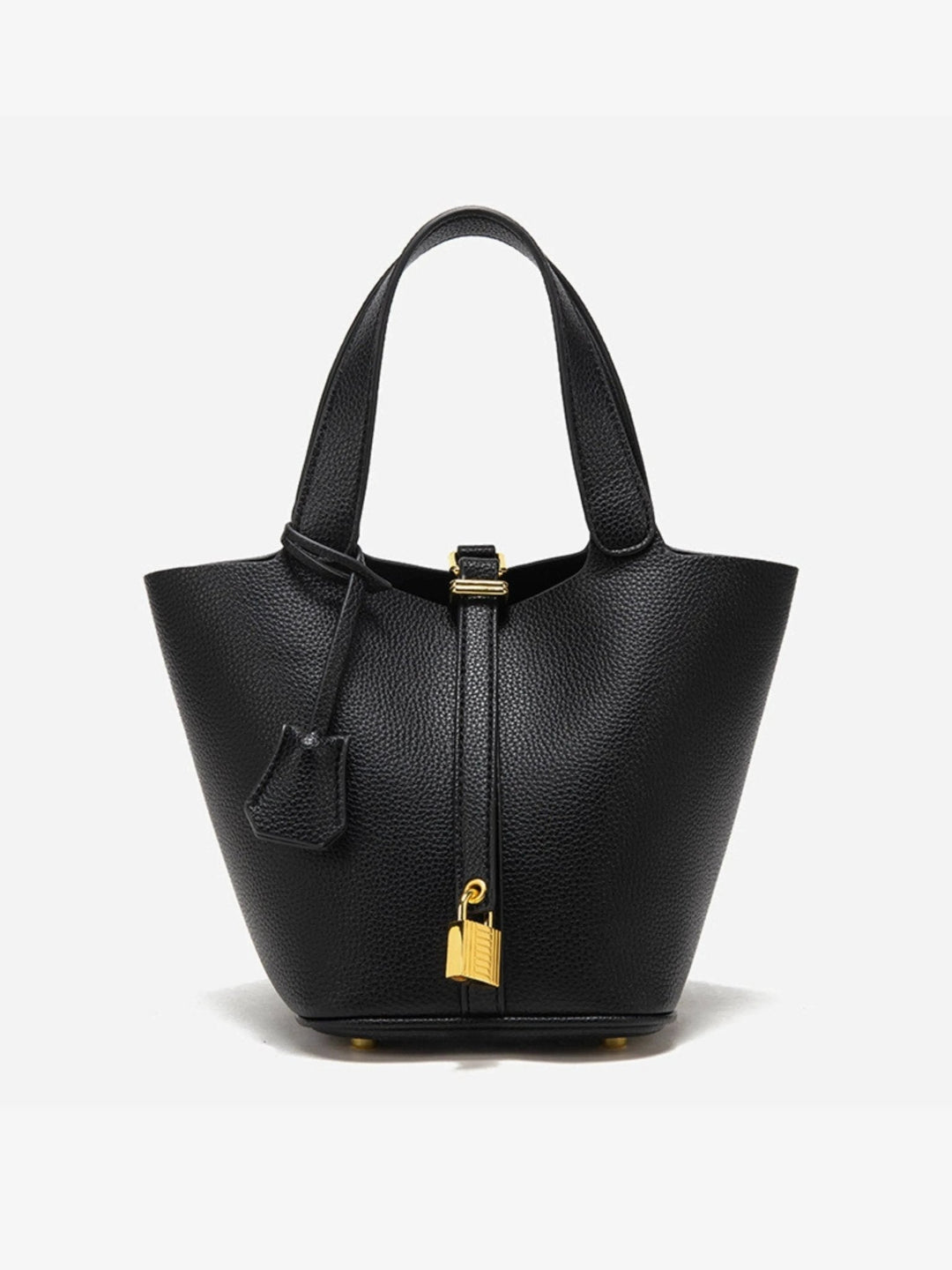 Luxe Leather Bucket Bag