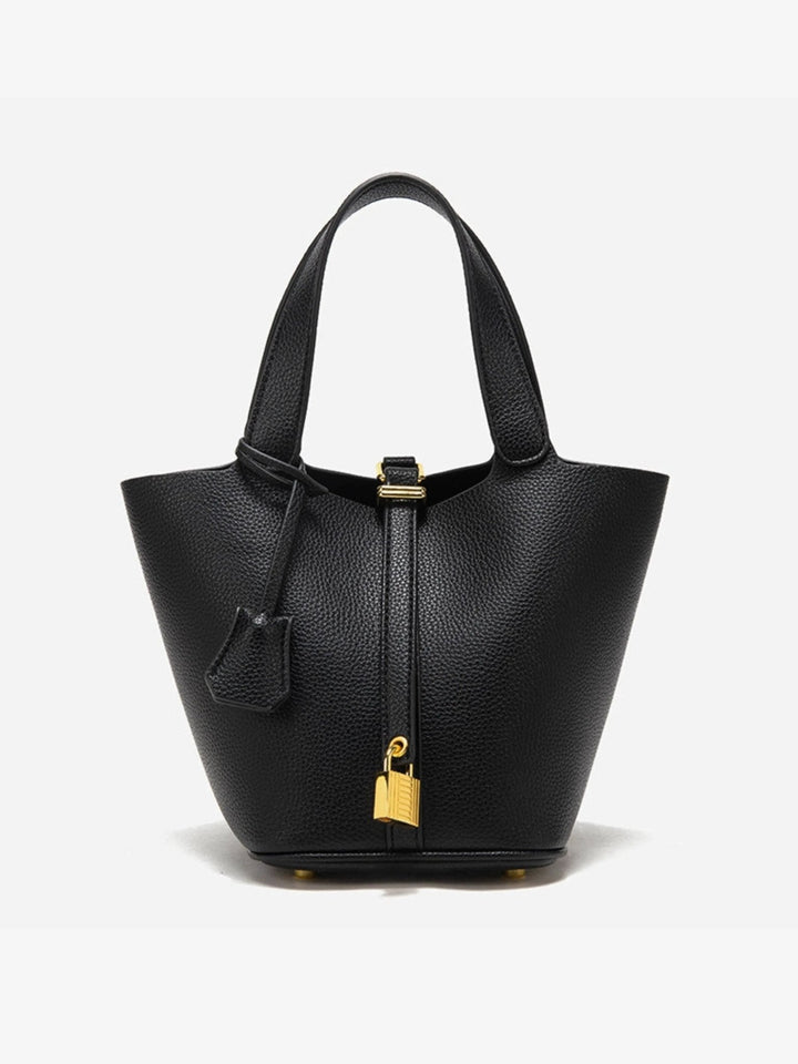 Luxe Leather Bucket Bag