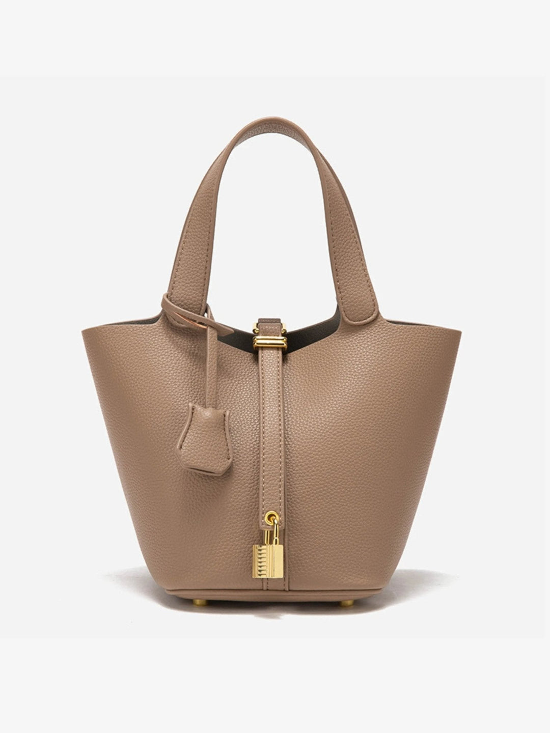 Luxe Leather Bucket Bag
