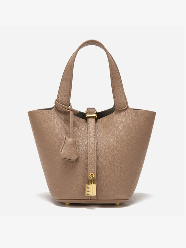 Luxe Leather Bucket Bag