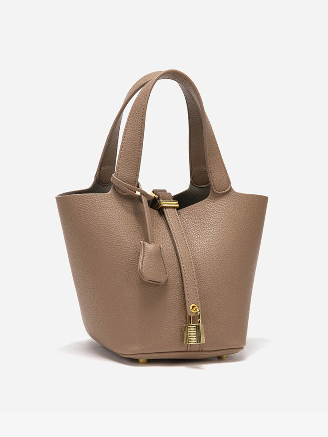 Luxe Leather Bucket Bag