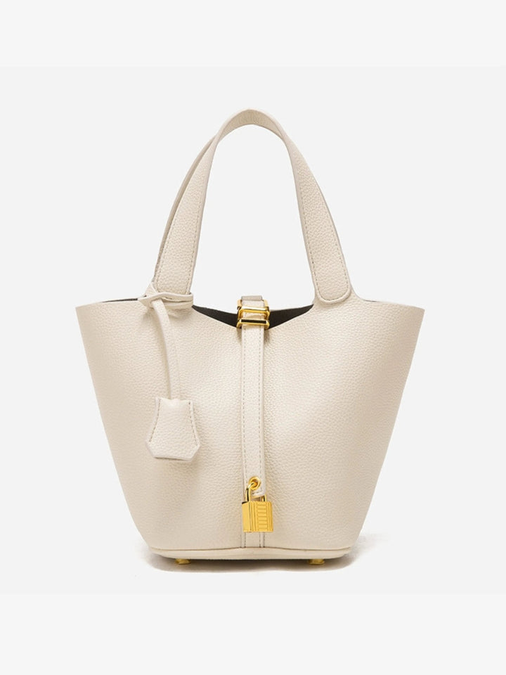 Luxe Leather Bucket Bag