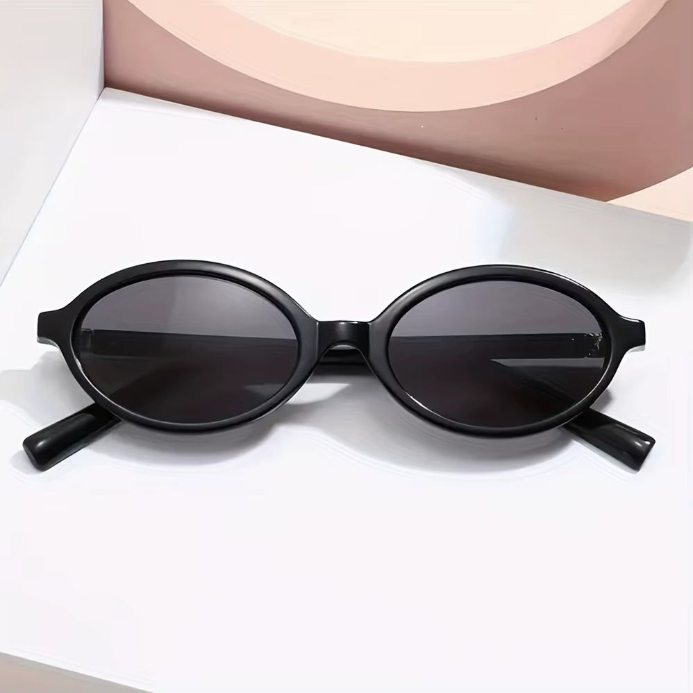 Demi Retro Oval Sunglasses