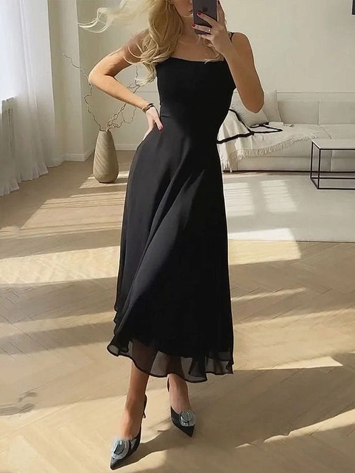 Marie Graceful A Line Cocktail Midi Dress