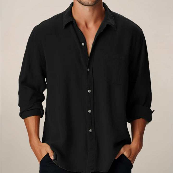 Men’s Classic Long Sleeve Shirt – Smart Button-Up for Everyday Style