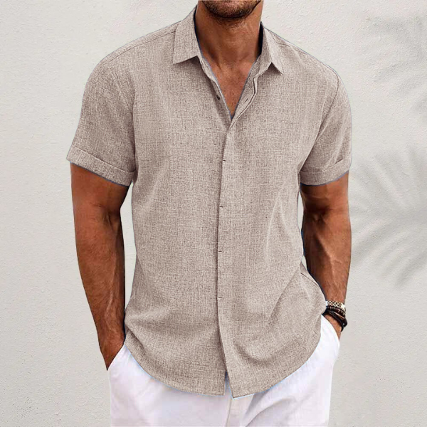Men’s Classic Short Sleeve Summer Shirt – Spring, Summer