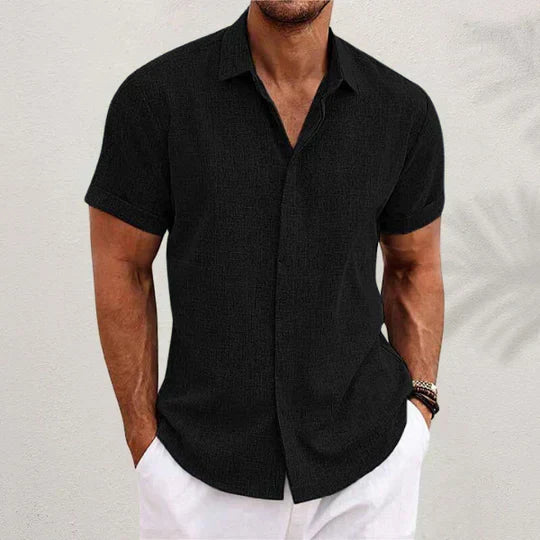 Men’s Classic Short Sleeve Summer Shirt – Spring, Summer
