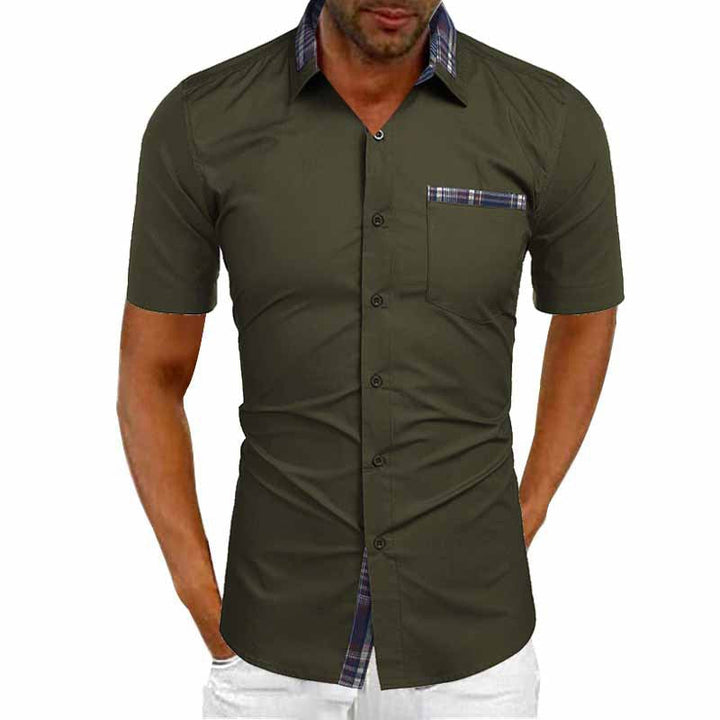 Men’s Tailored Short Sleeve Shirt – Spring, Summer