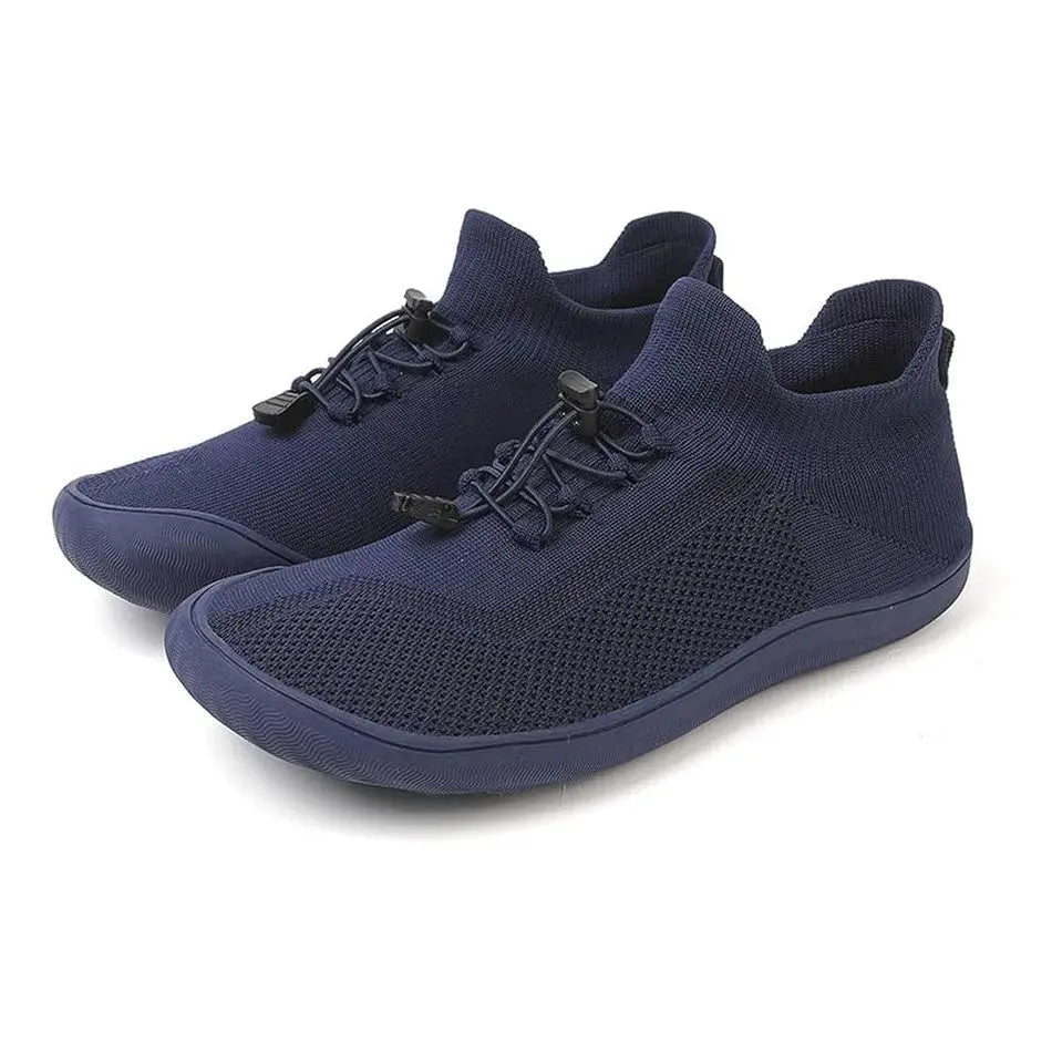 Active Knit Upper Barefoot Shoes with Toggle Lace-Up