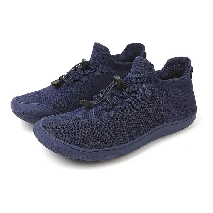 Active Knit Upper Barefoot Shoes with Toggle Lace-Up