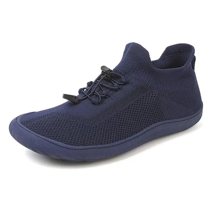 Active Knit Upper Barefoot Shoes with Toggle Lace-Up