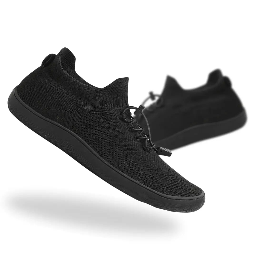 Active Knit Upper Barefoot Shoes with Toggle Lace-Up
