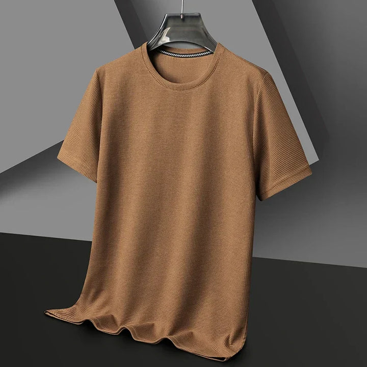 Alasdair | Men’s Modern Waffle T-shirt with Crew Neck