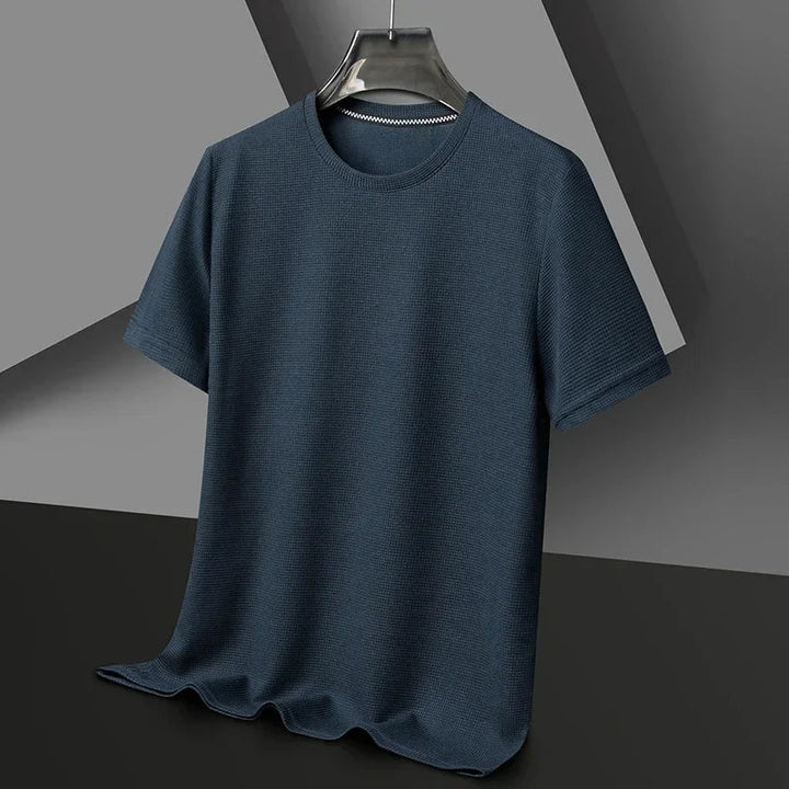 Alasdair | Men’s Modern Waffle T-shirt with Crew Neck