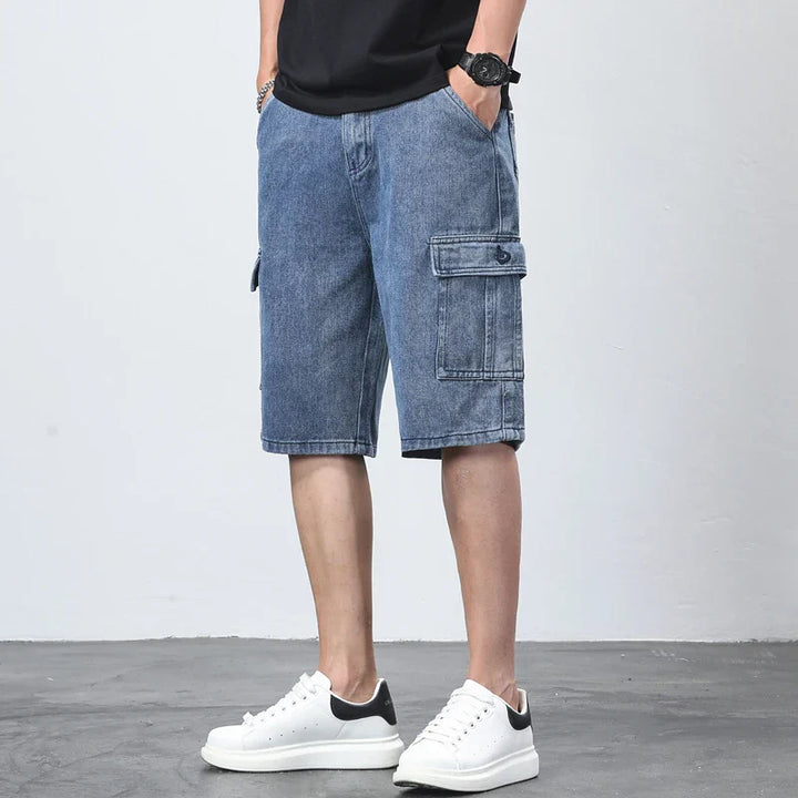 James | Men’s Casual Spring Cargo Shorts with Flap Pocket