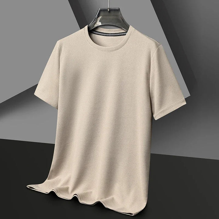 Alasdair | Men’s Modern Waffle T-shirt with Crew Neck