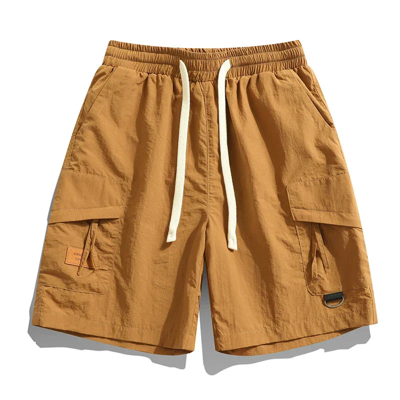 Charlie | Men’s Casual Summer Cargo Shorts with Elastic Waist