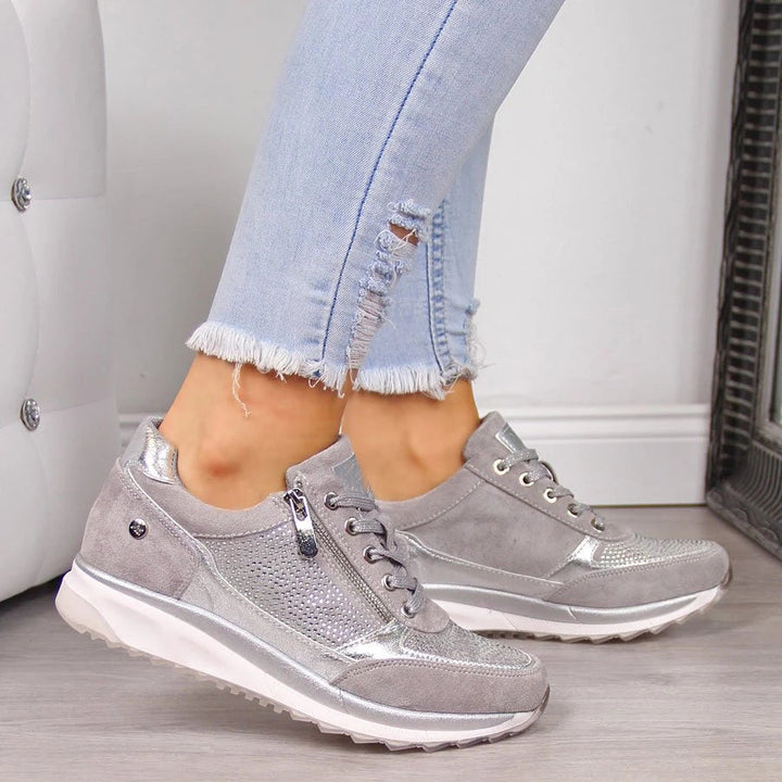 Sophia | Casual Women's Trainers with Side Zip