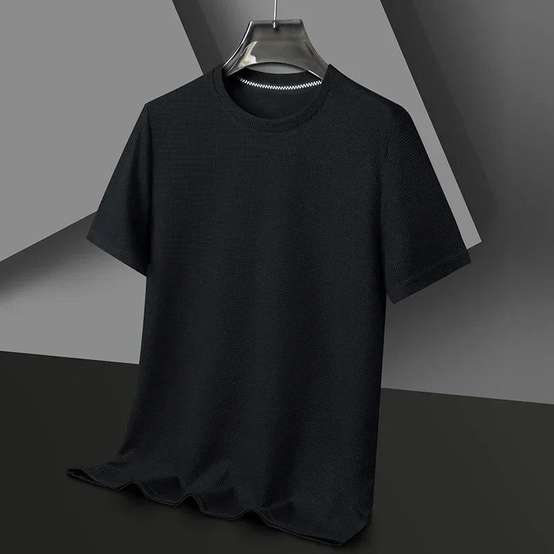 Alasdair | Men’s Modern Waffle T-shirt with Crew Neck