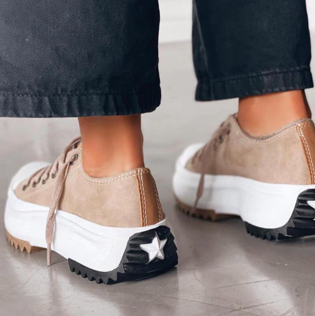 Robyn | Stylish Platform Women’s Trainers with Suede Upper