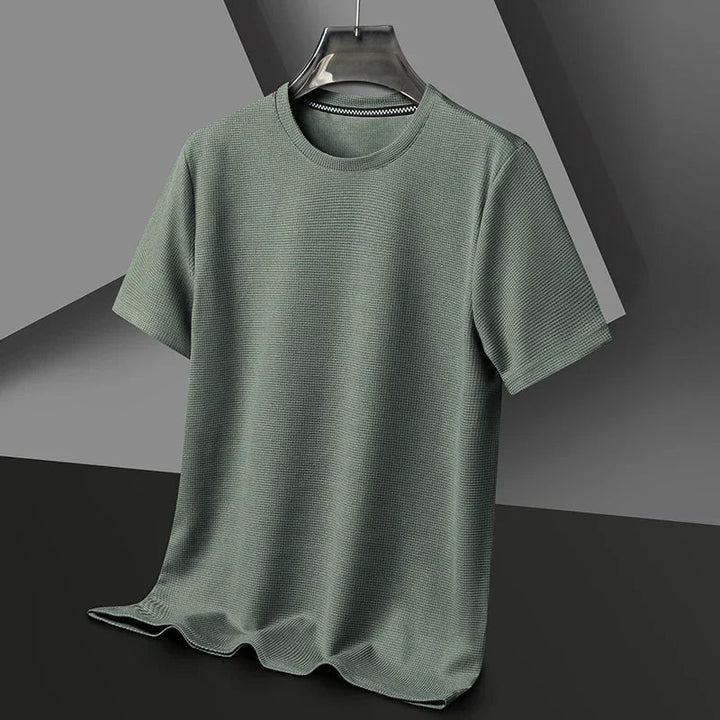 Alasdair | Men’s Modern Waffle T-shirt with Crew Neck