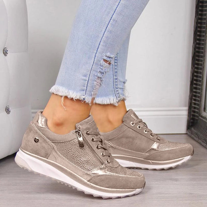 Sophia | Casual Women's Trainers with Side Zip