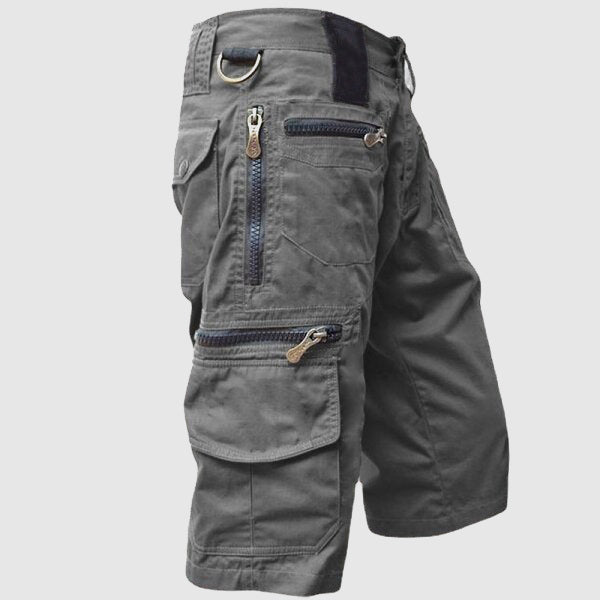 Joshua | Men's Utility Cargo Shorts with Multiple Zip Pockets