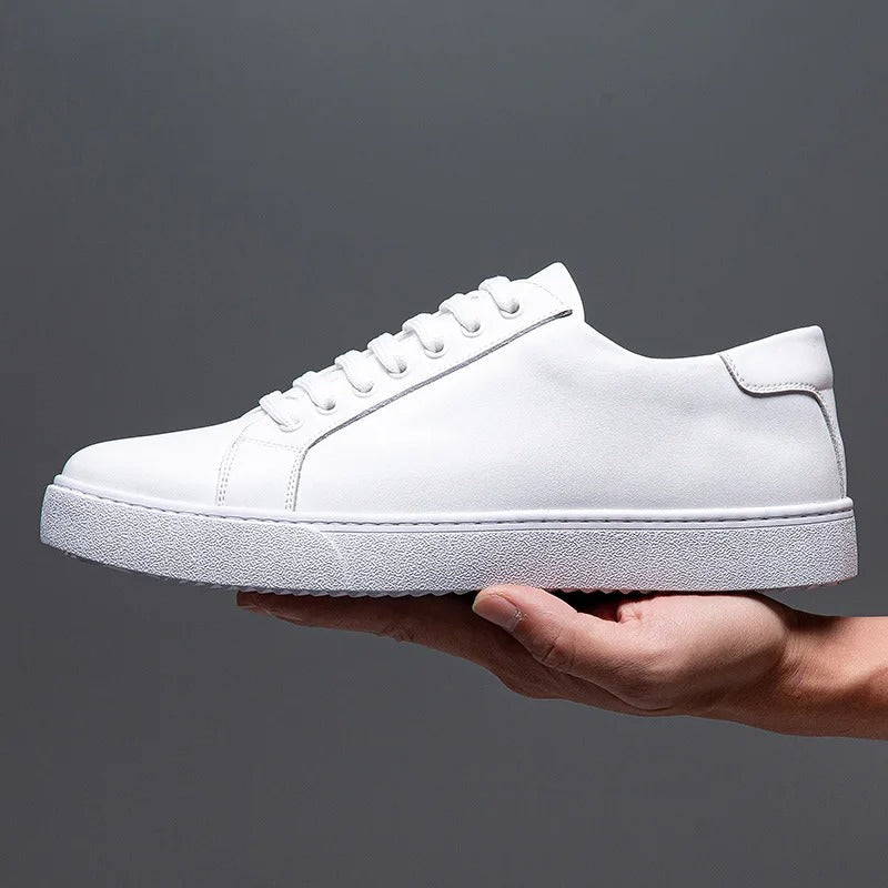 Edward | Formal Leather Men's Trainers with Lace-Up Design